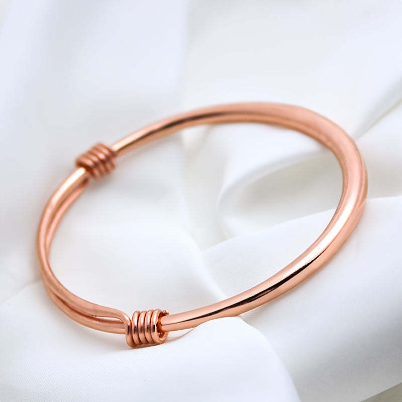 Serene Twist Měděný Náramek