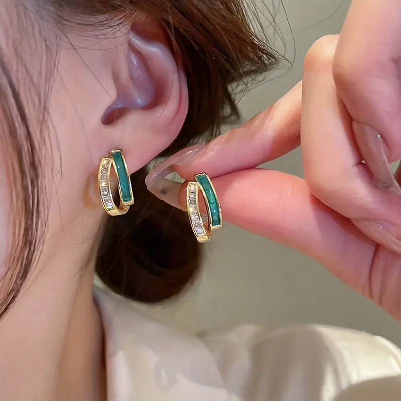 Chloé Feuillage Náušnice | Zlatý