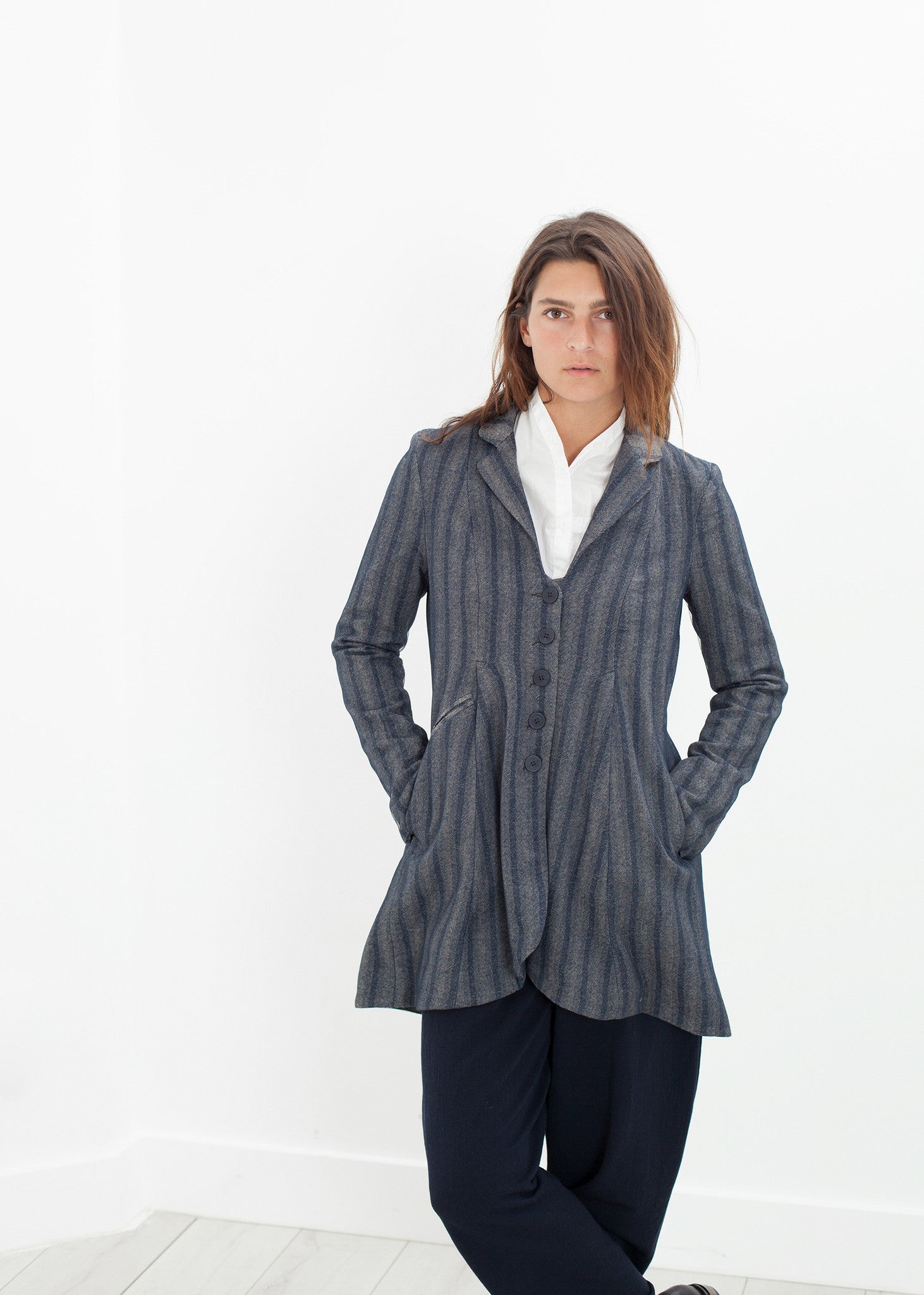 Rowan Lane Women's Panetier Jacket in Ink - Rowan Lane London Womenswear