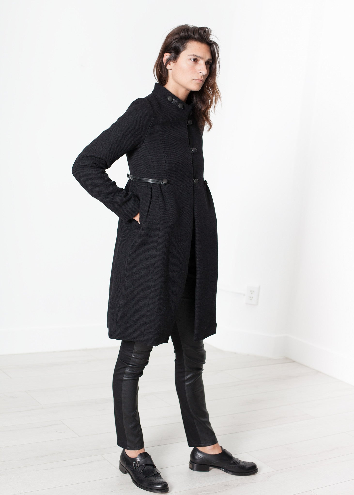 Rowan Lane Women's Zoulou Coat in Black - Rowan Lane London Womenswear