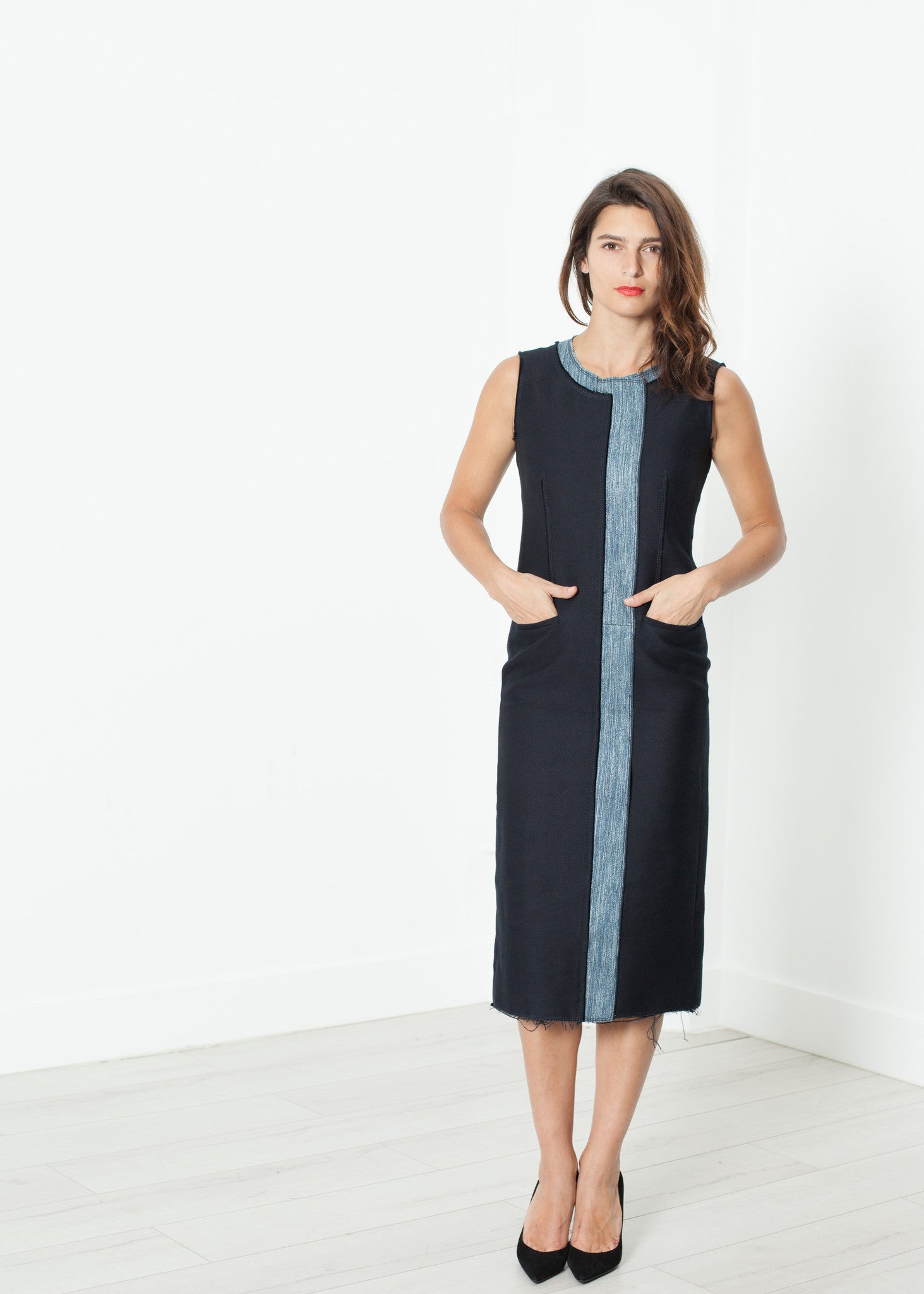 Rowan Lane Women's Denim Dress in Denim - Rowan Lane London Womenswear