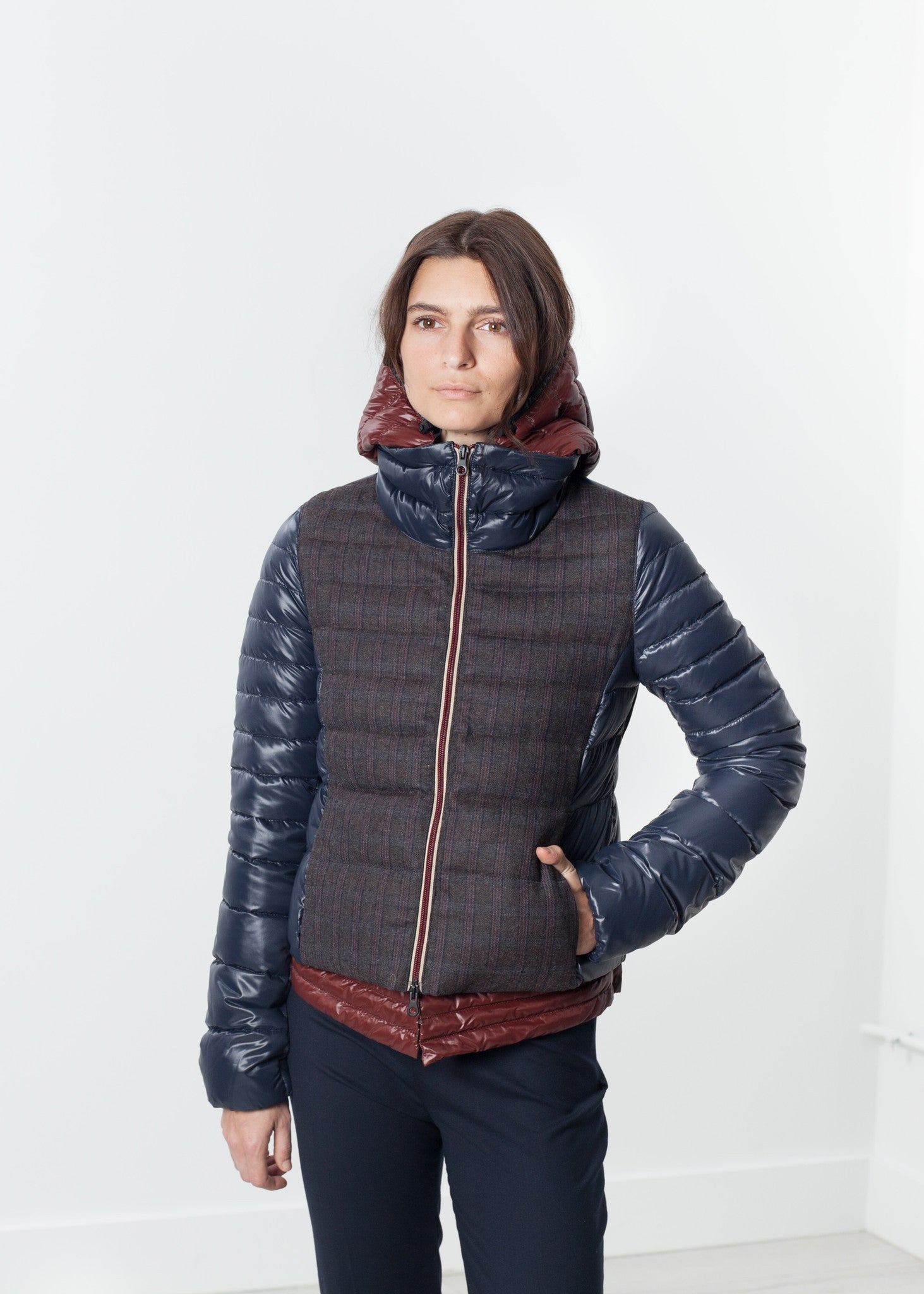 Rowan Lane Women's Cinosura Coat in Navy - Rowan Lane London Womenswear