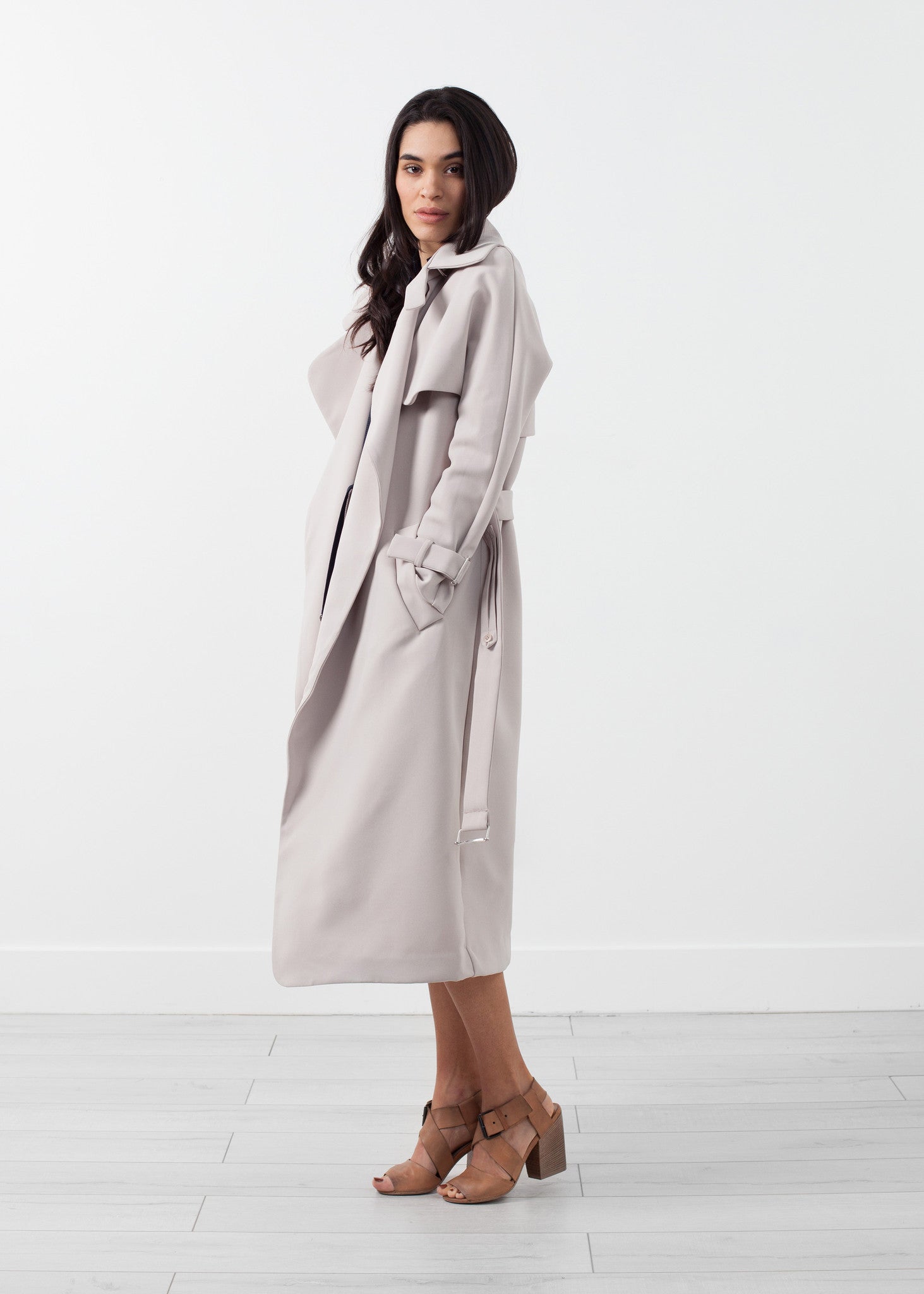 Rowan Lane Women's Orietta Coat in Tan - Rowan Lane London Womenswear