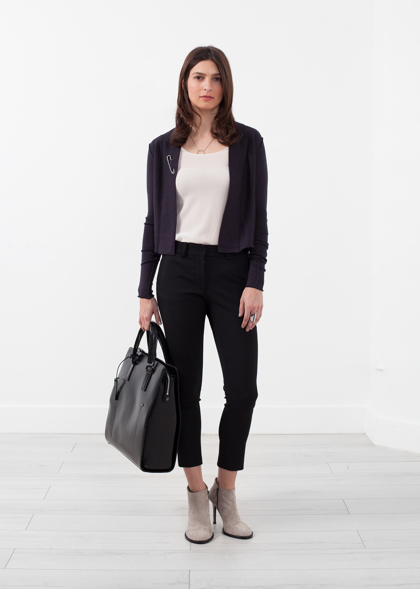 Rowan Lane Women's Cropped Shawl Cardigan - Rowan Lane London Womenswear