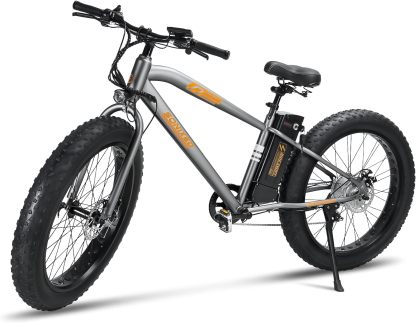 Bicicleta Eléctrica para Adultos,Motor de 500W, con Batería Removible de 48V 10 AH, Velocidad Máxima de 40 km/h, Neumáticos de 26”,Transmisión Shimano 6 velocidades,130kg, VB26 Cruiser