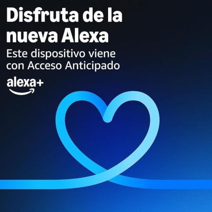 Amazon Echo Pop (modelo más reciente): nuestra bocina más pequeña que se adapta a cualquier habitación (negro), con el Acceso Anticipado de Alexa+