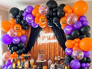 Halloween Balloon Garland