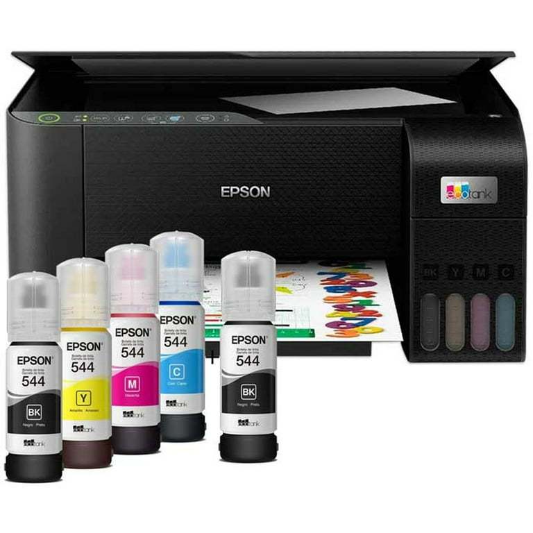 Impresora Multifuncional EPSON L3250, Ecotank, 5 Tintas Continuas T544
