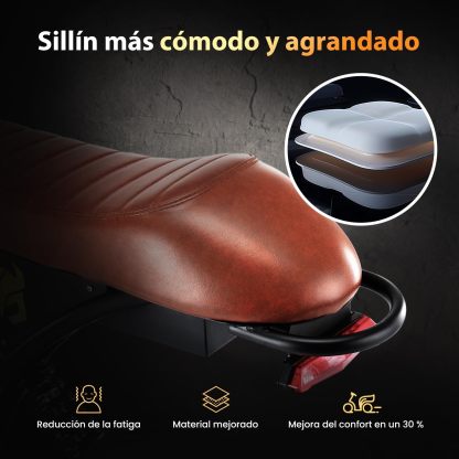 CYCROWN CycRun Bicicleta Electrica para Adultos, Moto Electrica con Potencia Máxima del Motor 1000W,Autonomía 70-90KM, Velocidad de 35KM/H, con 20" Neumático Moto Bicicleta de Montaña