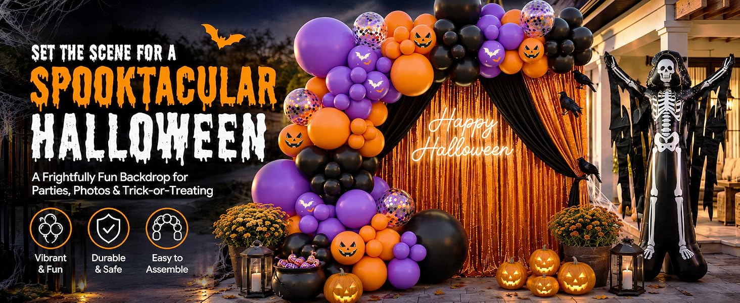 Halloween Balloon Arch