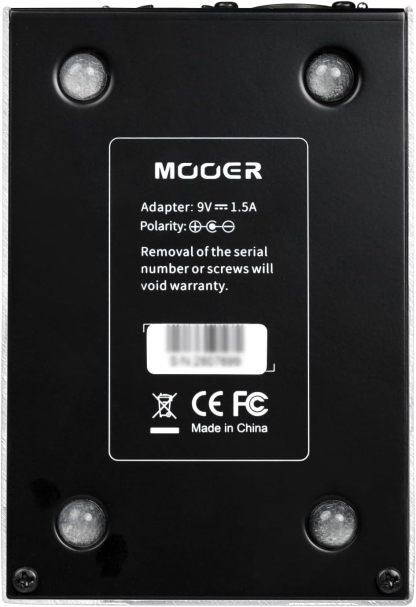 MOOER Harmonier - Procesador de efectos vocales para guitarra, pedal vocal, micrófono para grabación de transmisión en vivo (MVP2)