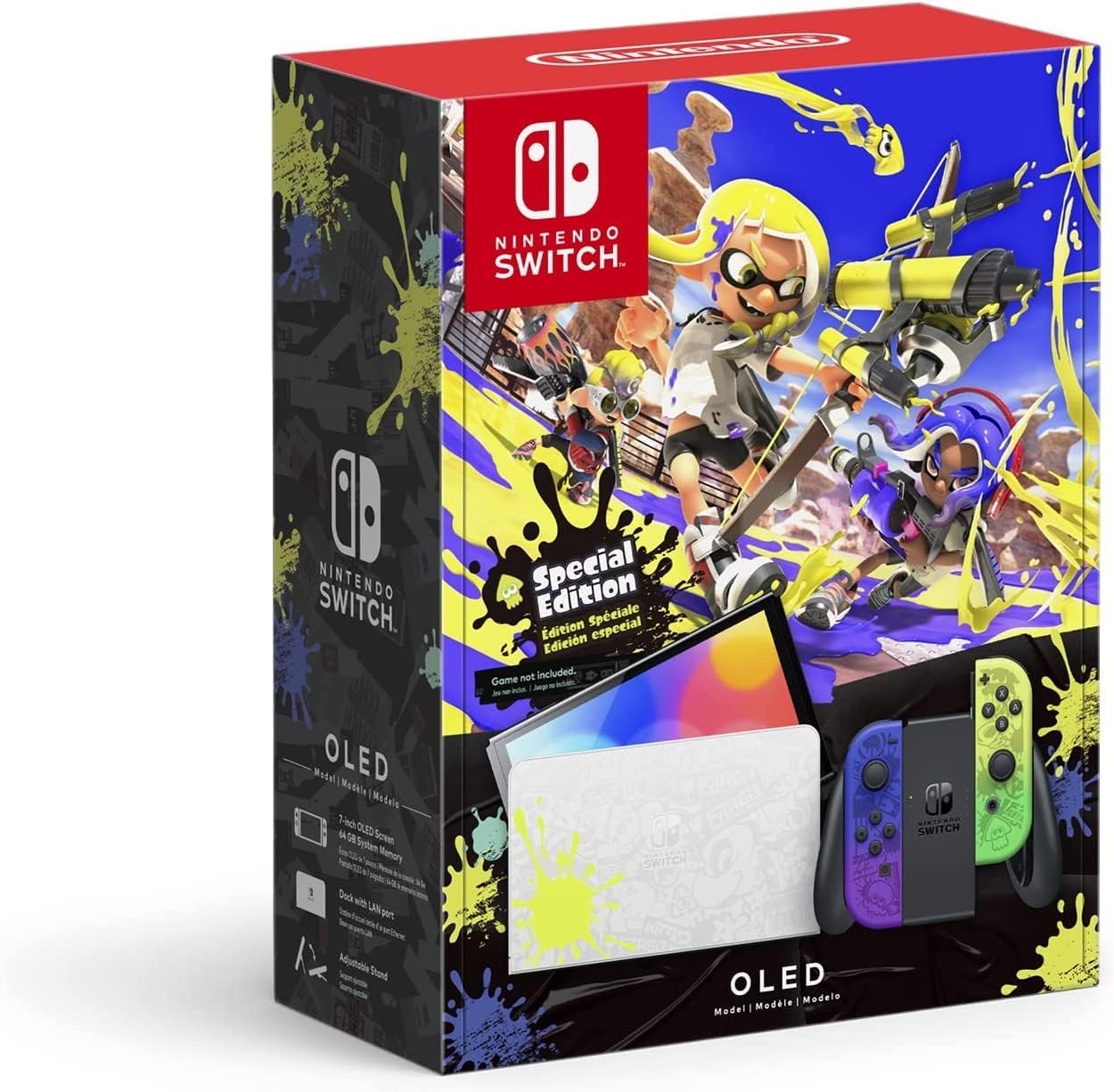 Nintendo Switch OLED w/ White Joy-Con - Standard Edition (Internacional)