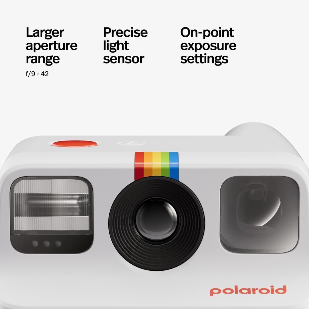Polaroid Go Generation 2 - Mini cámara instantánea + Paquete de película (16 Fotos Incluidas) - Blanco (6282)