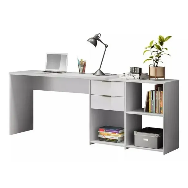 Escritorio Blanco Skal Living 2 Formas De Armado