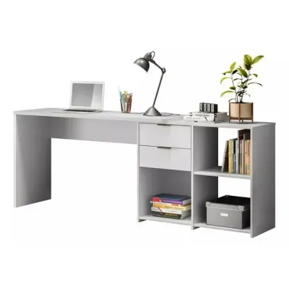 Escritorio Blanco Skal Living 2 Formas De Armado
