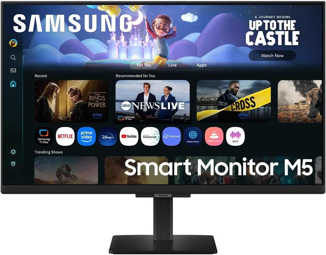 Samsung Smart Monitor LS27FM500ELXZX 27" FHD 60Hz, Panel VA, TV Plus, Resoluci��n FHD, Tiempo de Respuesta 4ms (GTG), Brillo 200 CD/m