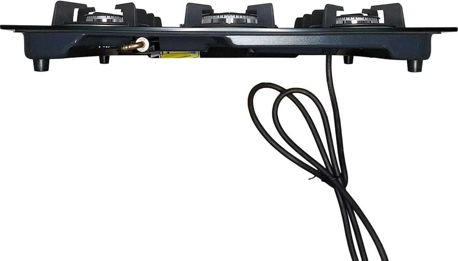 Gutstark Parrilla de Gas Empotrable 5 Quemadores De Gas Cristal Templado Empotrable Grueso Estufas Empotrables Hogar Cocina Gas Natural o Gas LP Estufa de Mesa Parrillas