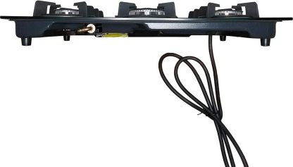 Gutstark Parrilla de Gas Empotrable 5 Quemadores De Gas Cristal Templado Empotrable Grueso Estufas Empotrables Hogar Cocina Gas Natural o Gas LP Estufa de Mesa Parrillas