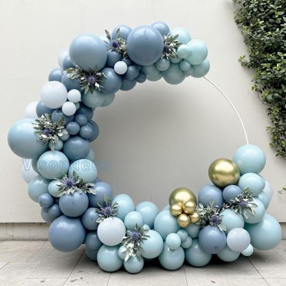 Halloween Balloon Arch Kit, Skeleton Foil Balloon, 119 Pcs