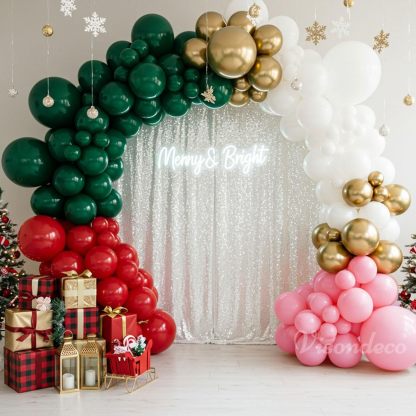 Halloween Balloon Arch Kit, Skeleton Foil Balloon, 119 Pcs