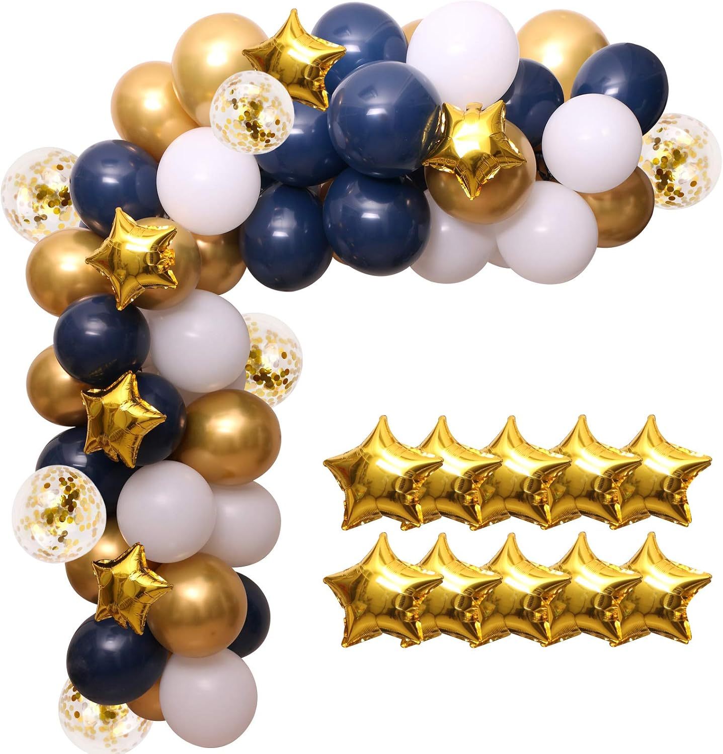 Halloween Balloon Arch Kit, Skeleton Foil Balloon, 119 Pcs