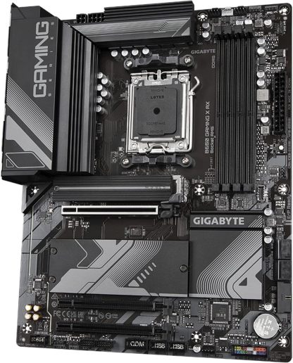 GIGABYTE B650 Gaming X AX (AM5/ LGA 1718/ AMD/ B650/ ATX/ 5 años de garantía/DDR5/ PCIe 4.0 M.2/ PCIe 4.0/ USB 3.2 Gen2x2 Type-C/AMD Wi-Fi 6E/ Realtek 2.5GbE LAN/Placa Base)