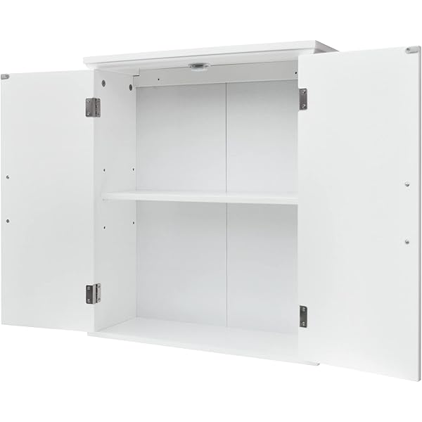 Clóset de Pared extraíble con Puertas Dobles, Color Blanco Pull Handle Wall Cabinet clóset de pared