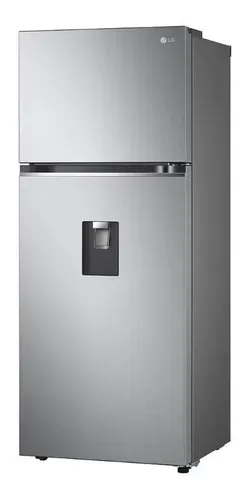 Refrigerador con freezer inverter LG Top Freezer VT40WP color plata platino con capacidad de 396L