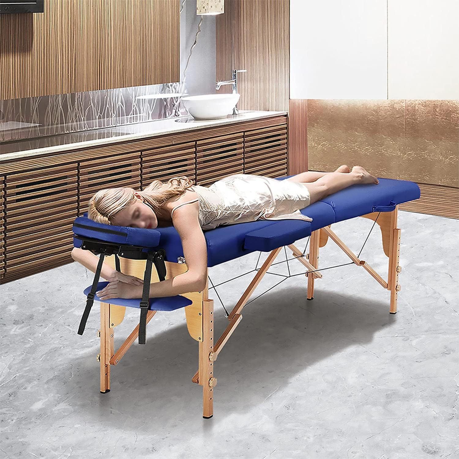 X-PROSS Cama Profesional para Tatuajes Plegable, Cómoda Y Resistente Cama para Masajes Profesional De SPA