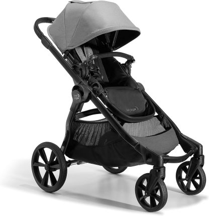Baby Jogger® City Select® 2 Single-to-Double Modular Stroller, Eco Collection, Lunar Black