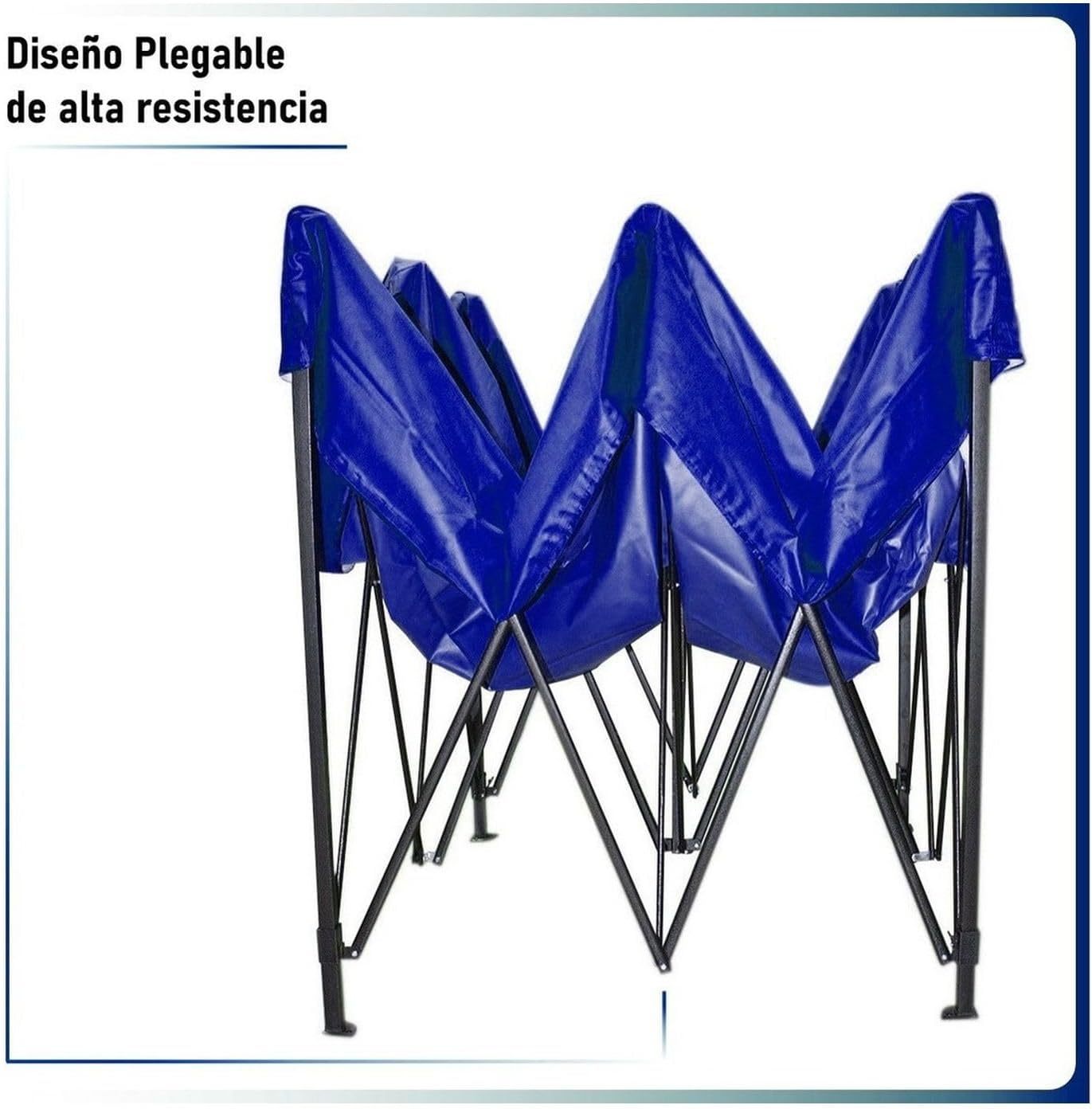 RACK & PACK Carpa 3x3 para Exteriores Lona Jardin Toldo Retractil Estructura de Acero Plegable 3 Ajustes de Altura Impermeabilidad 600D Premium Campismo Facil Armado Fiesta Reunión (Verde)
