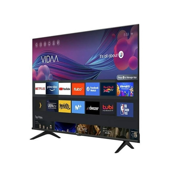 TV Hisense 55 Pulgadas 4K Ultra HD Smart TV LED 55A6KV-USB a interfaz