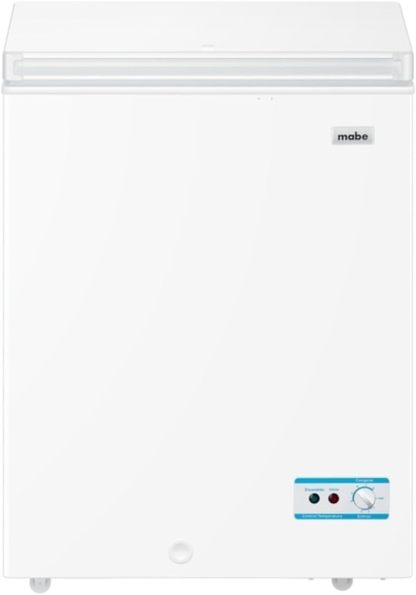 Congelador Horizontal Mabe, Capacidad 5 Pies Cúbicos, 9 Niveles de Temperatura, Color Blanco, Modelo CHM5PPL0