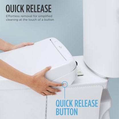 TOTO WASHLET C5 - Asiento de inodoro electrónico para bidé con limpieza PREMIST y EWATER+, alargado, algodón blanco, SW3084#01