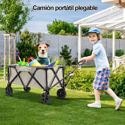 Carro De La Compra Plegable Multifuncional Con Mesa 3 En 1