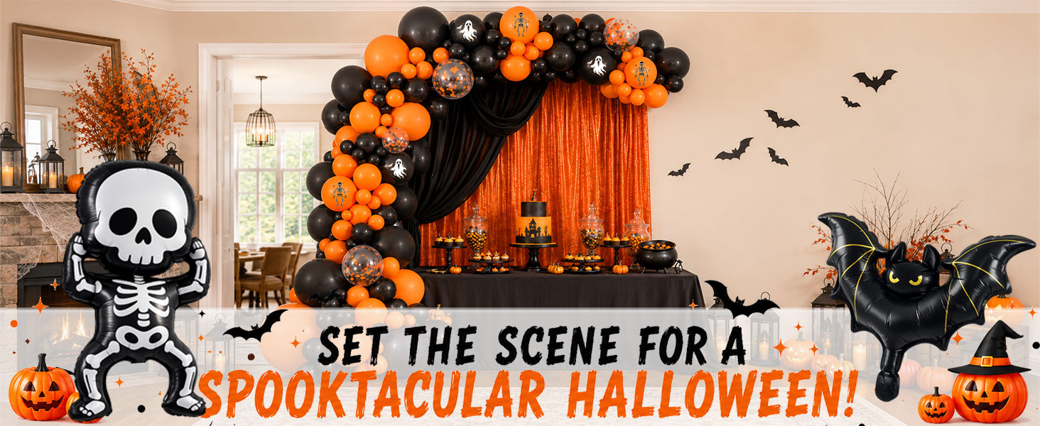 Halloween Balloon Arch