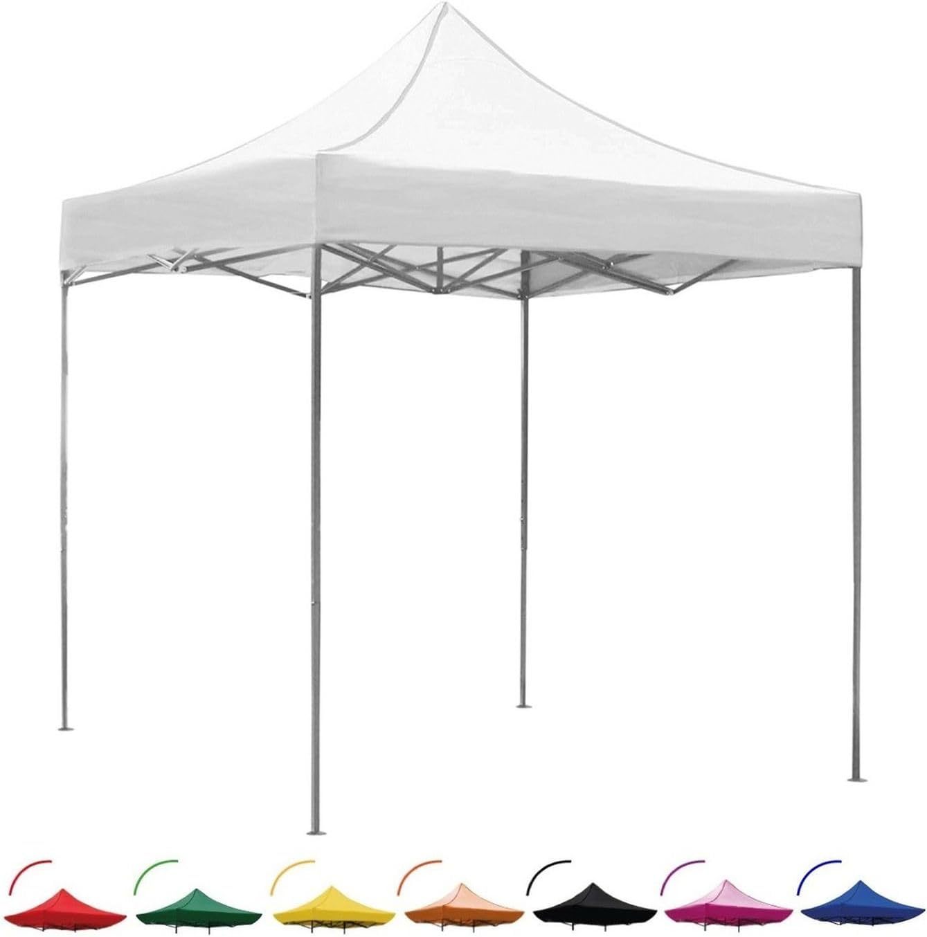 RACK & PACK Carpa 3x3 para Exteriores Lona Jardin Toldo Retractil Estructura de Acero Plegable 3 Ajustes de Altura Impermeabilidad 600D Premium Campismo Facil Armado Fiesta Reunión (Verde)