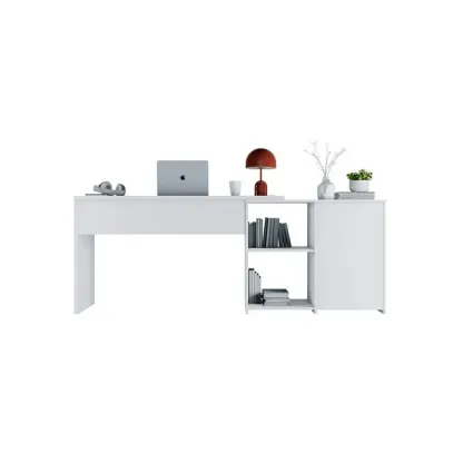 Escritorio Blanco Skal Living 2 Formas De Armado