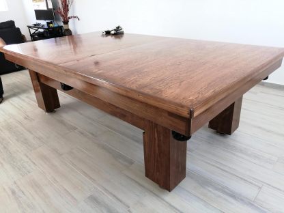 Mesa de Billar con Cubierta para Comedor Hecha a Mano en México Mesas Profesionales (Rojo)