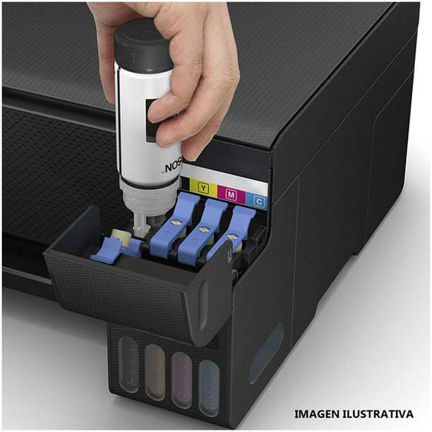 Impresora Multifuncional EPSON L3250, Ecotank, 5 Tintas Continuas T544
