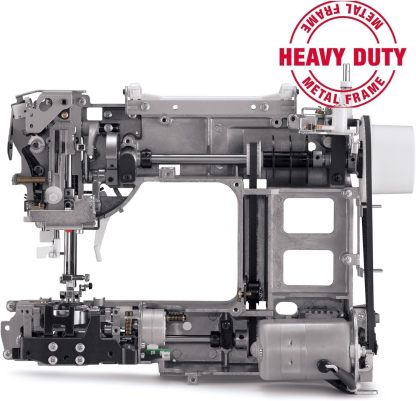 SINGER Paquete de día festivo resistente 4452 - Máquina de coser resistente con mesa de extensión y 2 prensatelas | Motor fuerte, 110 aplicaciones de puntadas, marco de metal completo, ojal de 1 paso