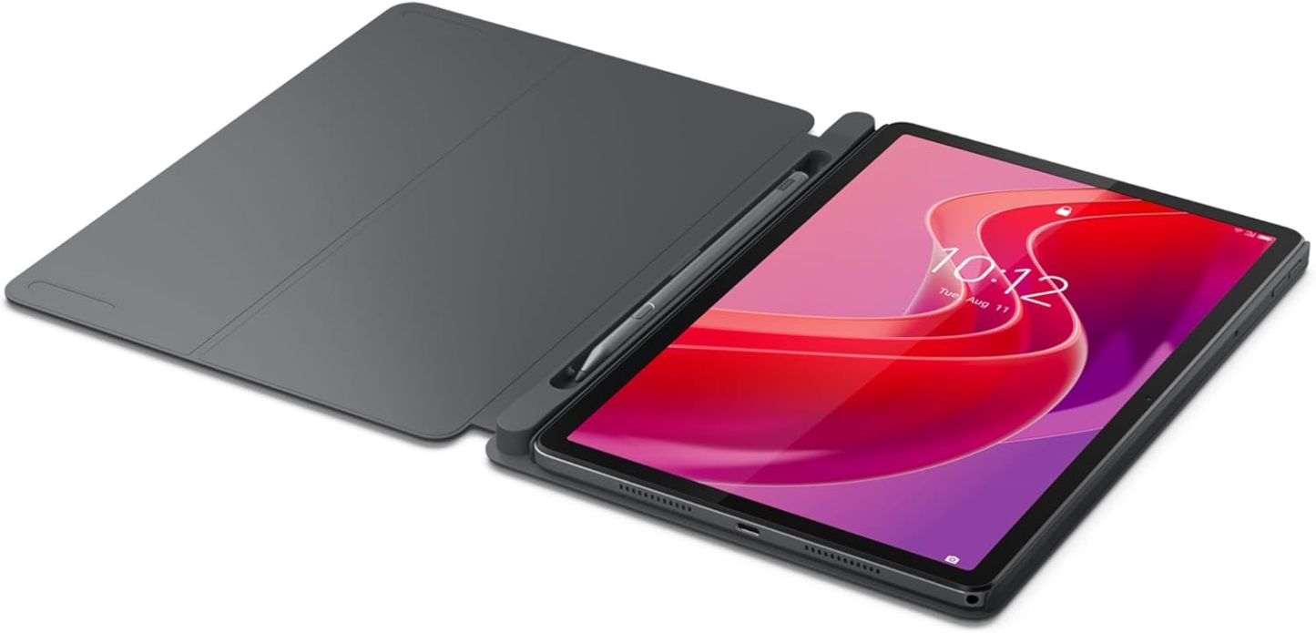 Lenovo Tab M11 | 11" WUXGA MediaTek Helio G88 8GB RAM 128GB | 4 Speakers Dolby Atmos, Cámara 8.0MP Frontal 8.0MP | Android 13, Incluye Folio Case Tab Pen Plus