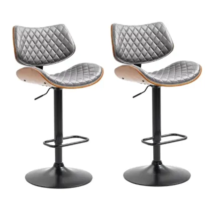 Banco Eke Life Home 2058 color negro de 113cm de alto
