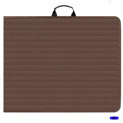Mesa Plegable De Plástico 1.80 Metros Rattan Z - T9728 Color Marrón