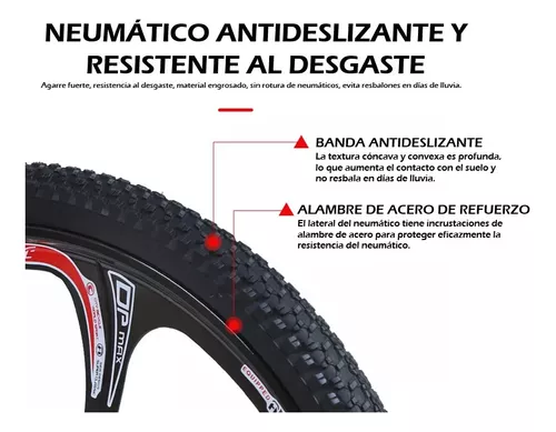 Mountain Bike Lagom Macce Mtb-058 R26 21v Bicicletas Montañas Doble Suspensión Disco Mecánico Color Negro Rojo