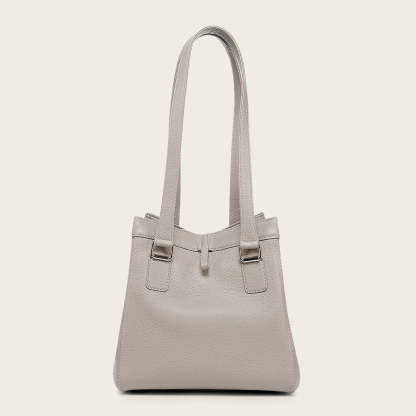 Bolso tote en piel genuina de pitón para dama
