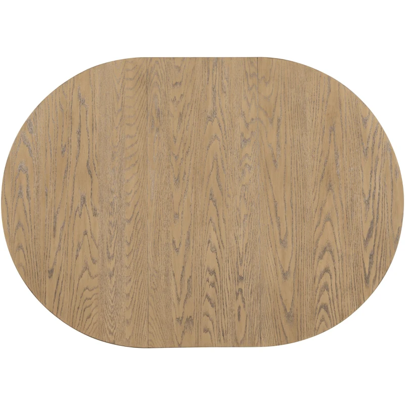 Juego de mesa de comedor de 5 piezas, mesa redonda extensible con base en forma de X y 4 sillas tapizadas, longitud ajustable de 42 a 58 pulgadas