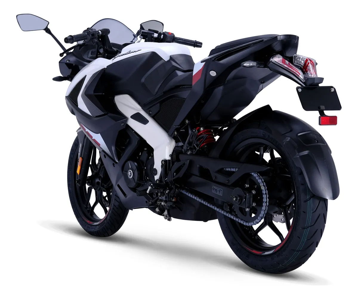 Motocicleta Bajaj Pulsar Rs 200 Blanca