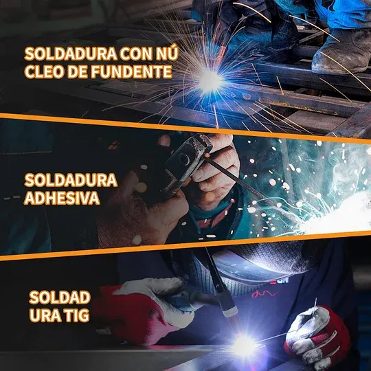 Soldadora portátil de doble voltaje 110/220V con inversor digital IGBT y pantalla digital LED