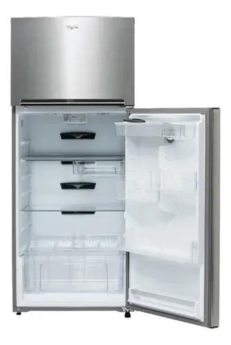 Refrigerador Top Mount Whirlpool 18p³ Xpert Energy Wt1865a Color Plateado